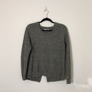 Madewell split black Sweater